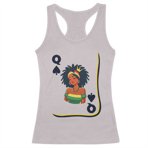 Queen Of Spades Black Girl Racerback Tank Top African American Women Pride TS12 Ice Gray Print Your Wear
