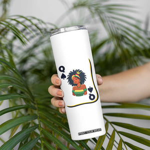 Queen Of Spades Black Girl Skinny Tumbler African American Women Pride TS12 Print Your Wear