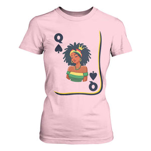 Queen Of Spades Black Girl T Shirt For Women African American Women Pride TS12 Light Pink Print Your Wear