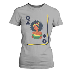 Queen Of Spades Black Girl T Shirt For Women African American Women Pride TS12 Sport Gray Print Your Wear