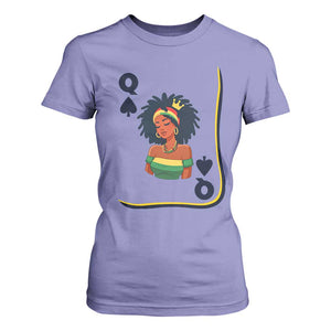Queen Of Spades Black Girl T Shirt For Women African American Women Pride TS12 Violet Print Your Wear