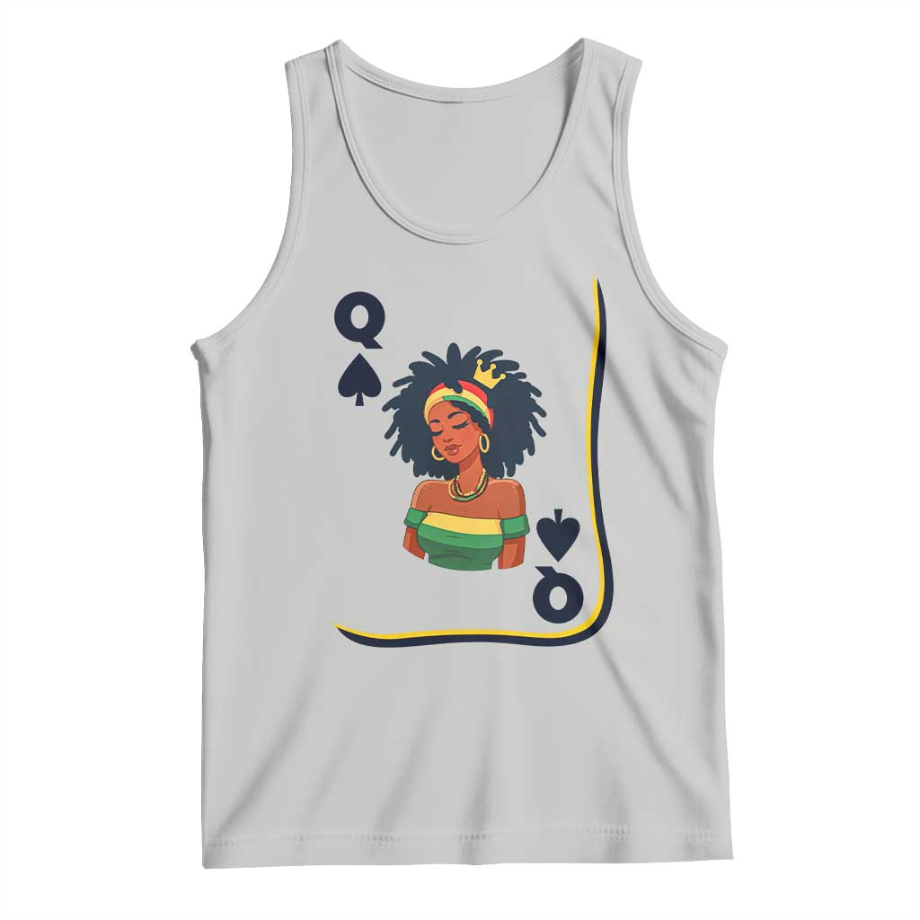 Queen Of Spades Black Girl Tank Top African American Women Pride TS12 Ash Print Your Wear