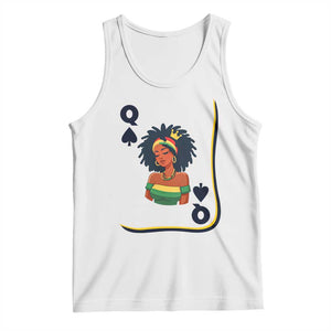 Queen Of Spades Black Girl Tank Top African American Women Pride TS12 White Print Your Wear