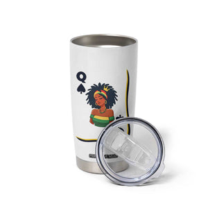 Queen Of Spades Black Girl Tumbler Cup African American Women Pride TS12 Print Your Wear