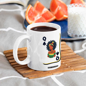 Queen Of Spades Black Girl Coffee Mug African American Women Pride TS12 Print Your Wear