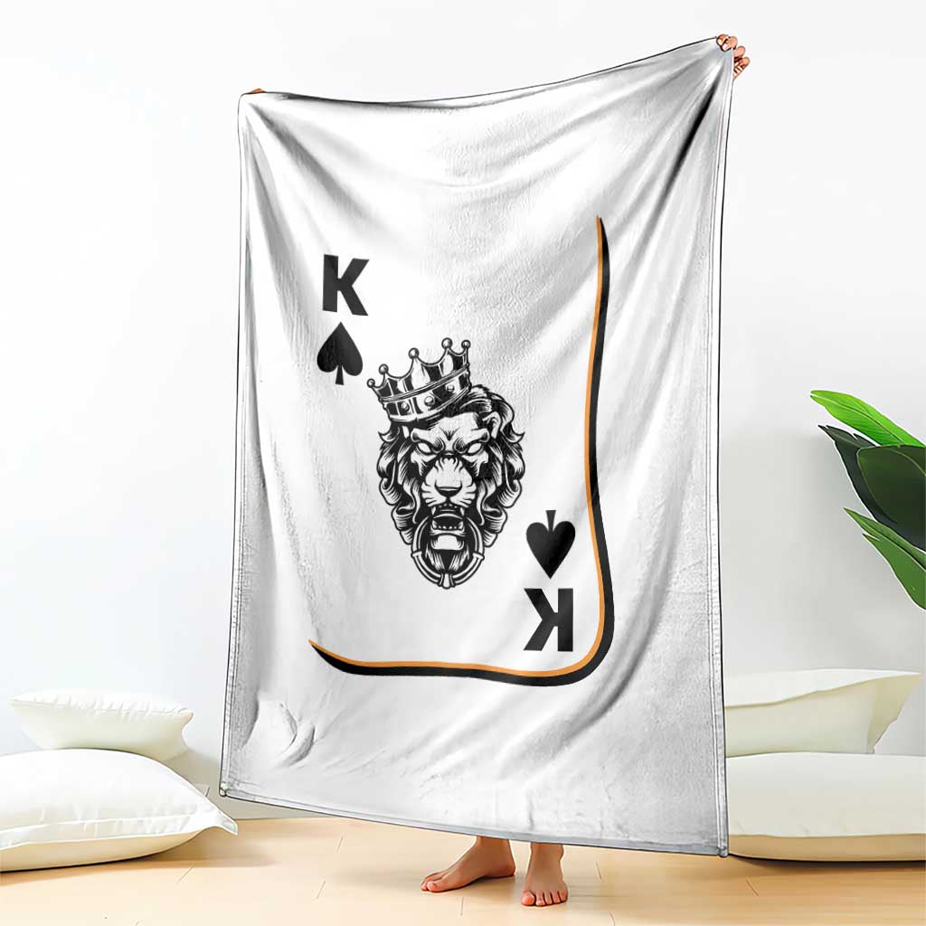 Black King Lion Throw Blanket African American Black History Month Gift TS12 Print Your Wear