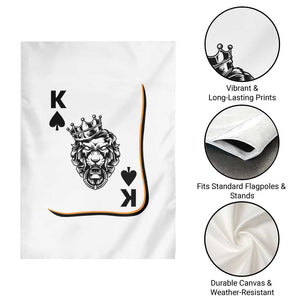 Black King Lion Garden Flag African American Black History Month Gift TS12 Print Your Wear