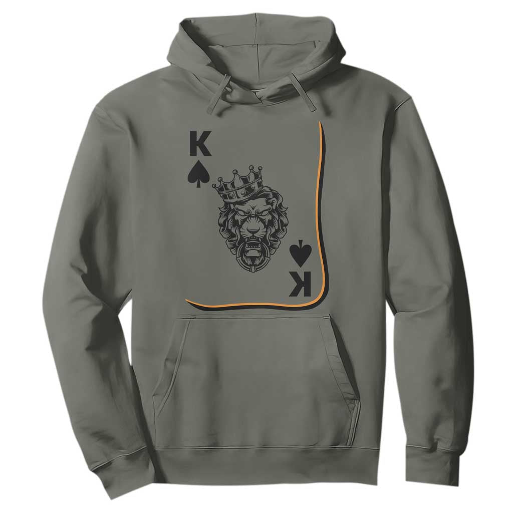 Black King Lion Hoodie African American Black History Month Gift TS12 Military Green Print Your Wear