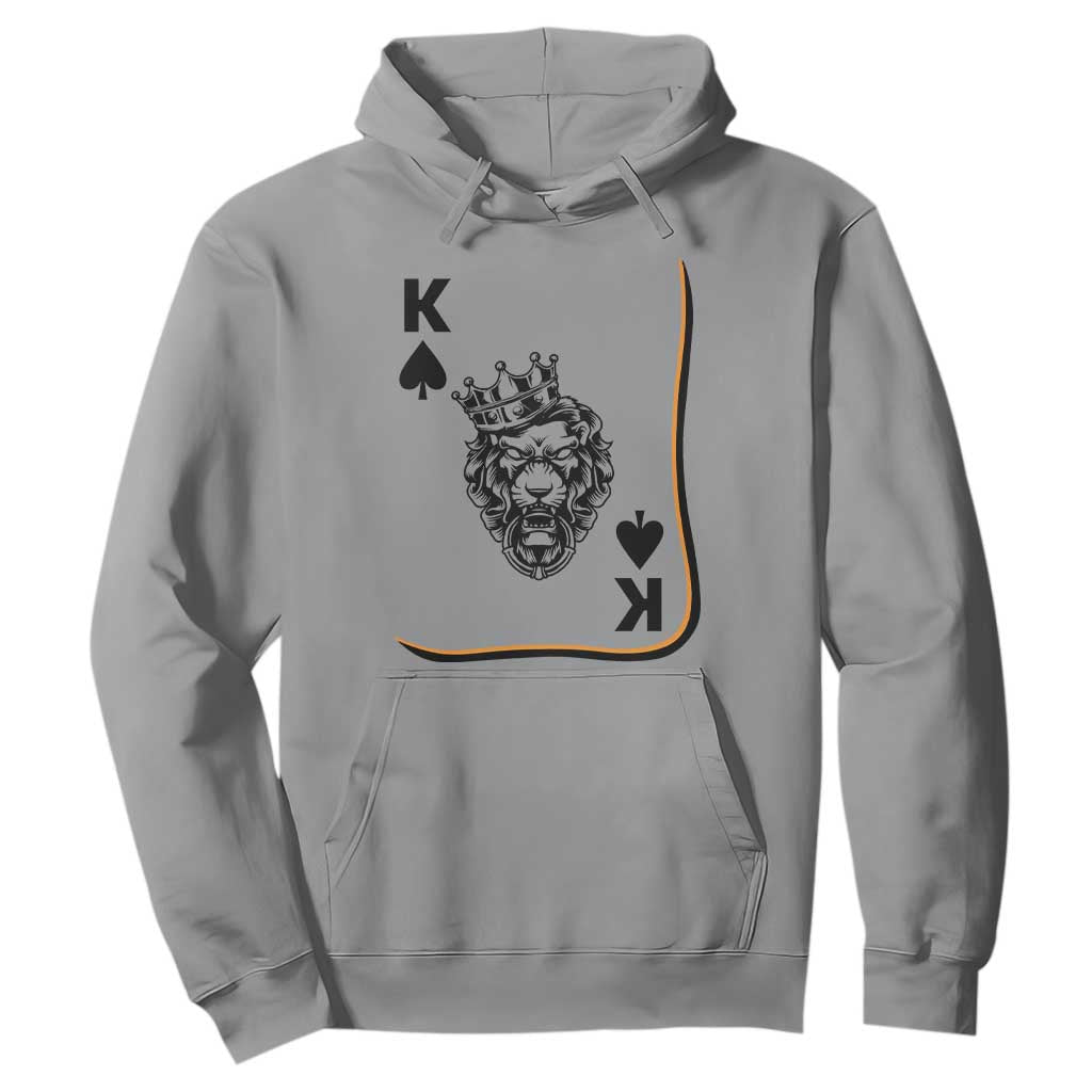 Black King Lion Hoodie African American Black History Month Gift TS12 Sport Gray Print Your Wear