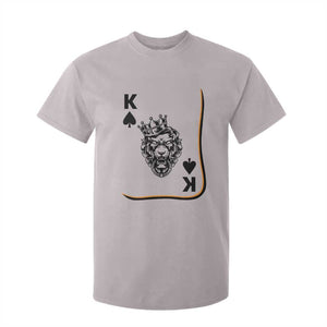 Black King Lion T Shirt For Kid African American Black History Month Gift TS12 Ice Gray Print Your Wear