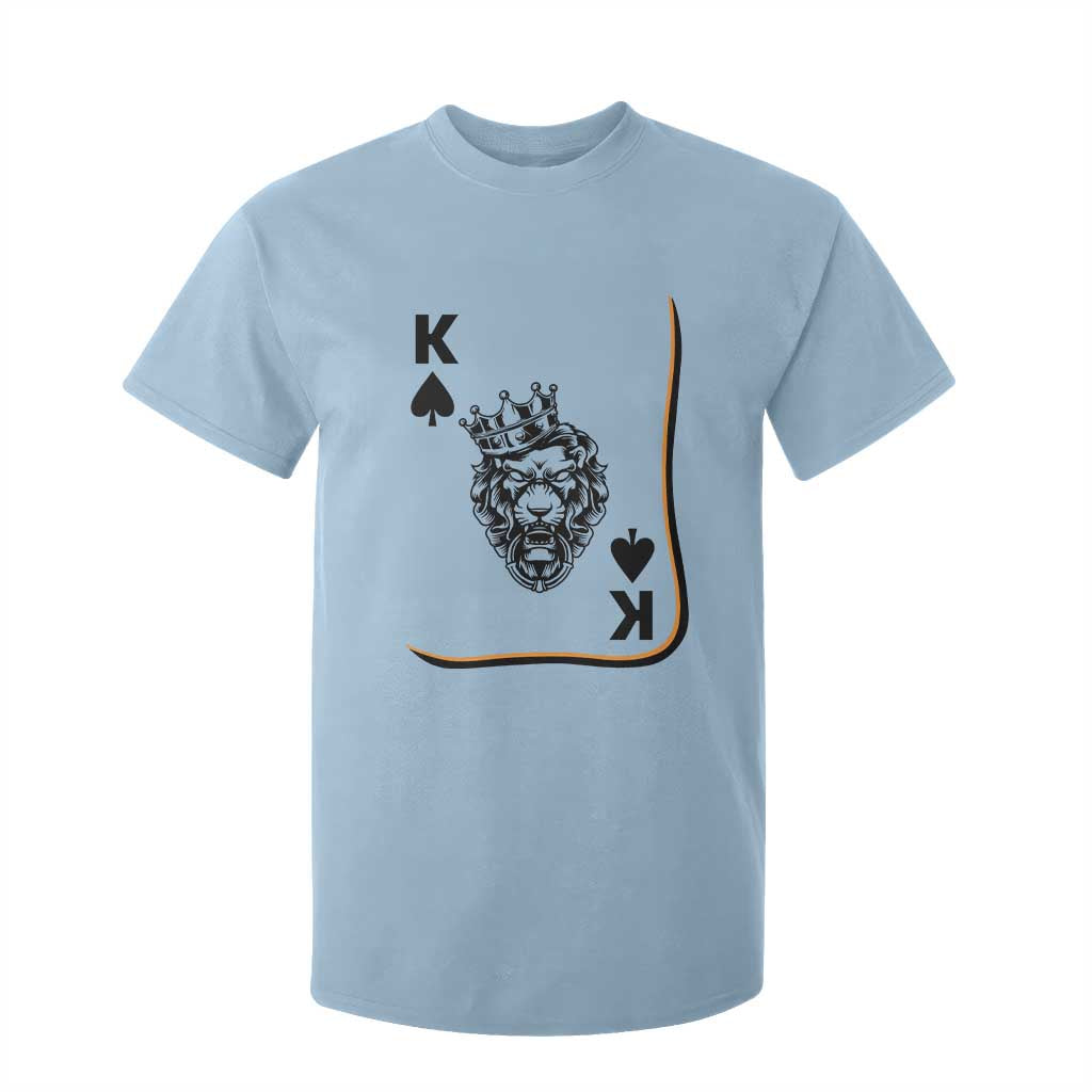 Black King Lion T Shirt For Kid African American Black History Month Gift TS12 Light Blue Print Your Wear