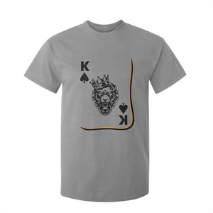 Black King Lion T Shirt For Kid African American Black History Month Gift TS12 Sport Gray Print Your Wear