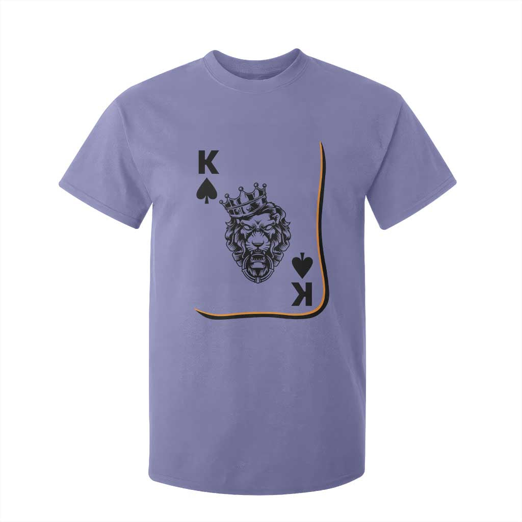 Black King Lion T Shirt For Kid African American Black History Month Gift TS12 Violet Print Your Wear