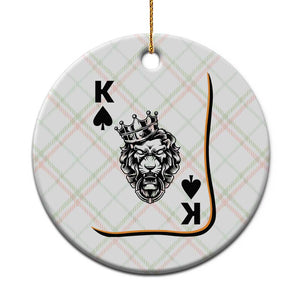 Black King Lion Ceramic Ornament African American Black History Month Gift TS12 1pc Christmas Plaid Print Your Wear