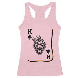 Black King Lion Racerback Tank Top African American Black History Month Gift TS12 Light Pink Print Your Wear