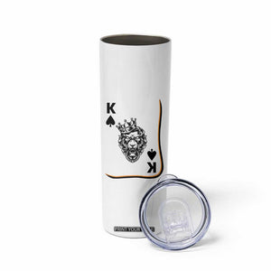 Black King Lion Skinny Tumbler African American Black History Month Gift TS12 Print Your Wear