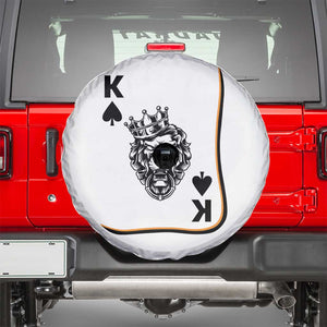 Black King Lion Spare Tire Cover African American Black History Month Gift TS12 White Print Your Wear