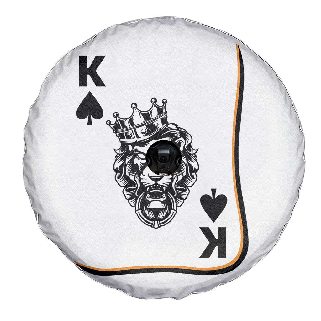 Black King Lion Spare Tire Cover African American Black History Month Gift TS12 Print Your Wear