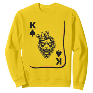 Black King Lion Sweatshirt African American Black History Month Gift TS12 Daisy Print Your Wear