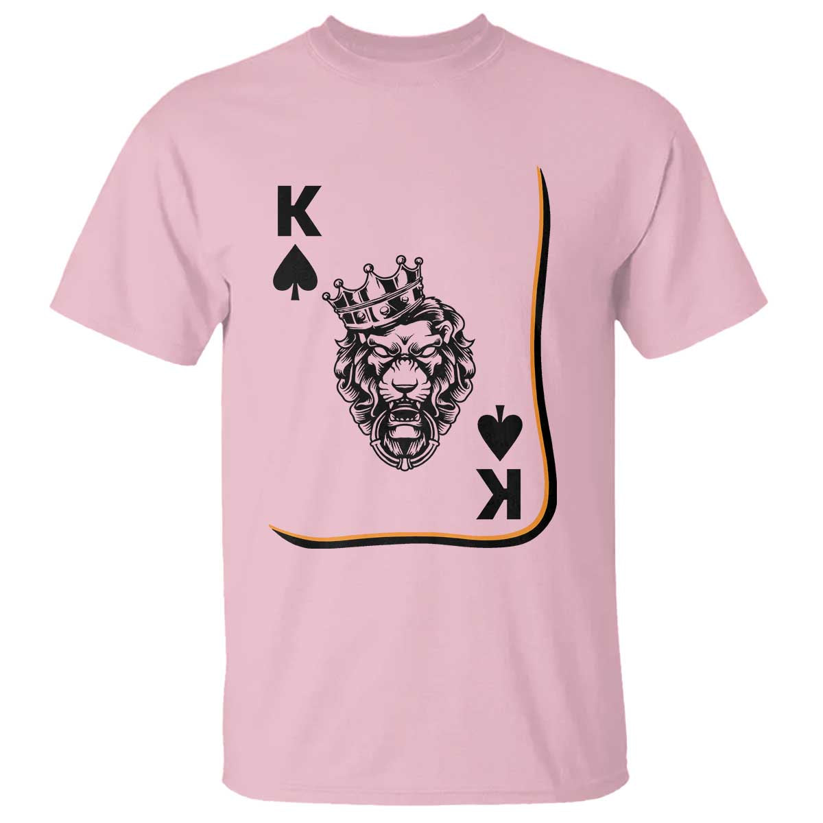 Black King Lion T Shirt African American Black History Month Gift TS12 Light Pink Print Your Wear