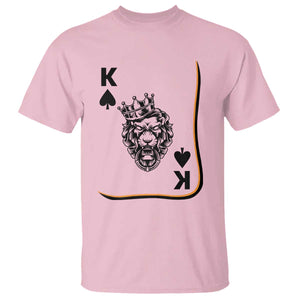 Black King Lion T Shirt African American Black History Month Gift TS12 Light Pink Print Your Wear