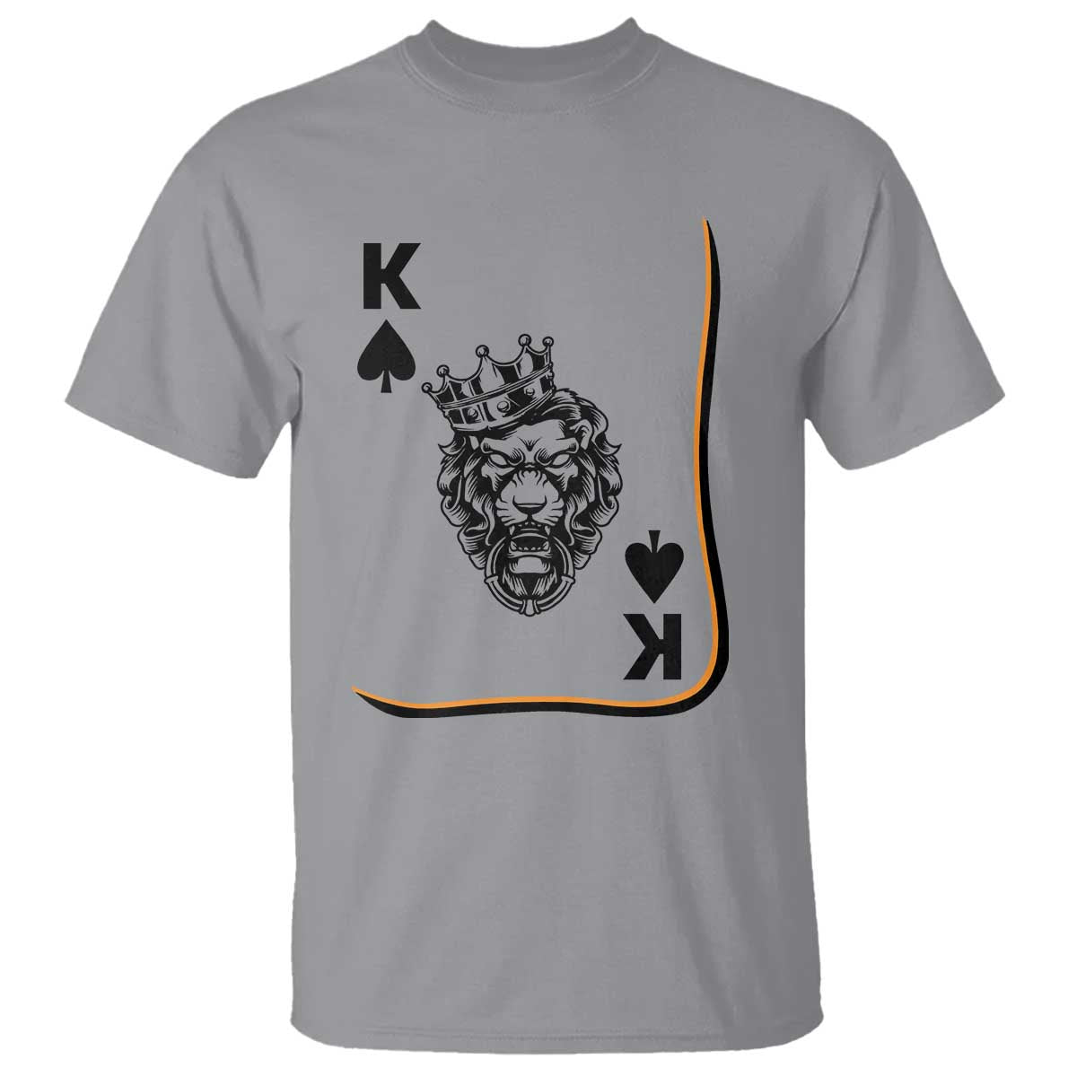 Black King Lion T Shirt African American Black History Month Gift TS12 Sport Gray Print Your Wear