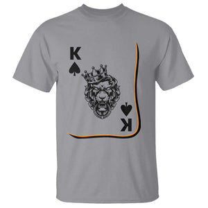 Black King Lion T Shirt African American Black History Month Gift TS12 Sport Gray Print Your Wear