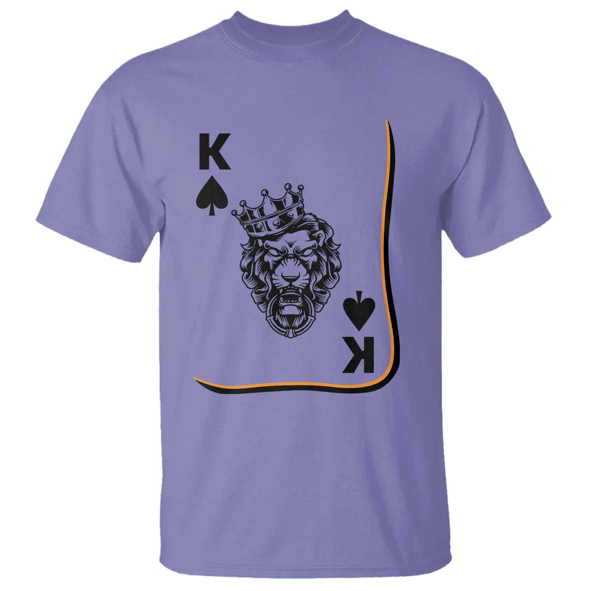 Black King Lion T Shirt African American Black History Month Gift TS12 Violet Print Your Wear