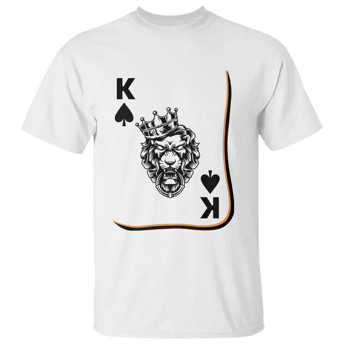 Black King Lion T Shirt African American Black History Month Gift TS12 White Print Your Wear