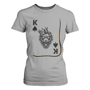 Black King Lion T Shirt For Women African American Black History Month Gift TS12 Sport Gray Print Your Wear