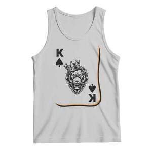 Black King Lion Tank Top African American Black History Month Gift TS12 Ash Print Your Wear
