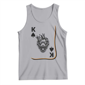 Black King Lion Tank Top African American Black History Month Gift TS12 Athletic Heather Print Your Wear