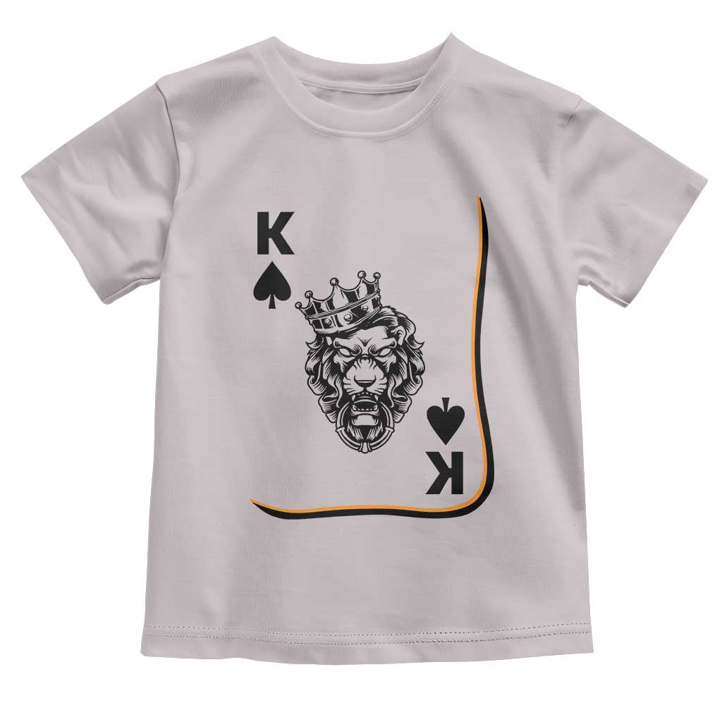 Black King Lion Toddler T Shirt African American Black History Month Gift TS12 Ice Gray Print Your Wear