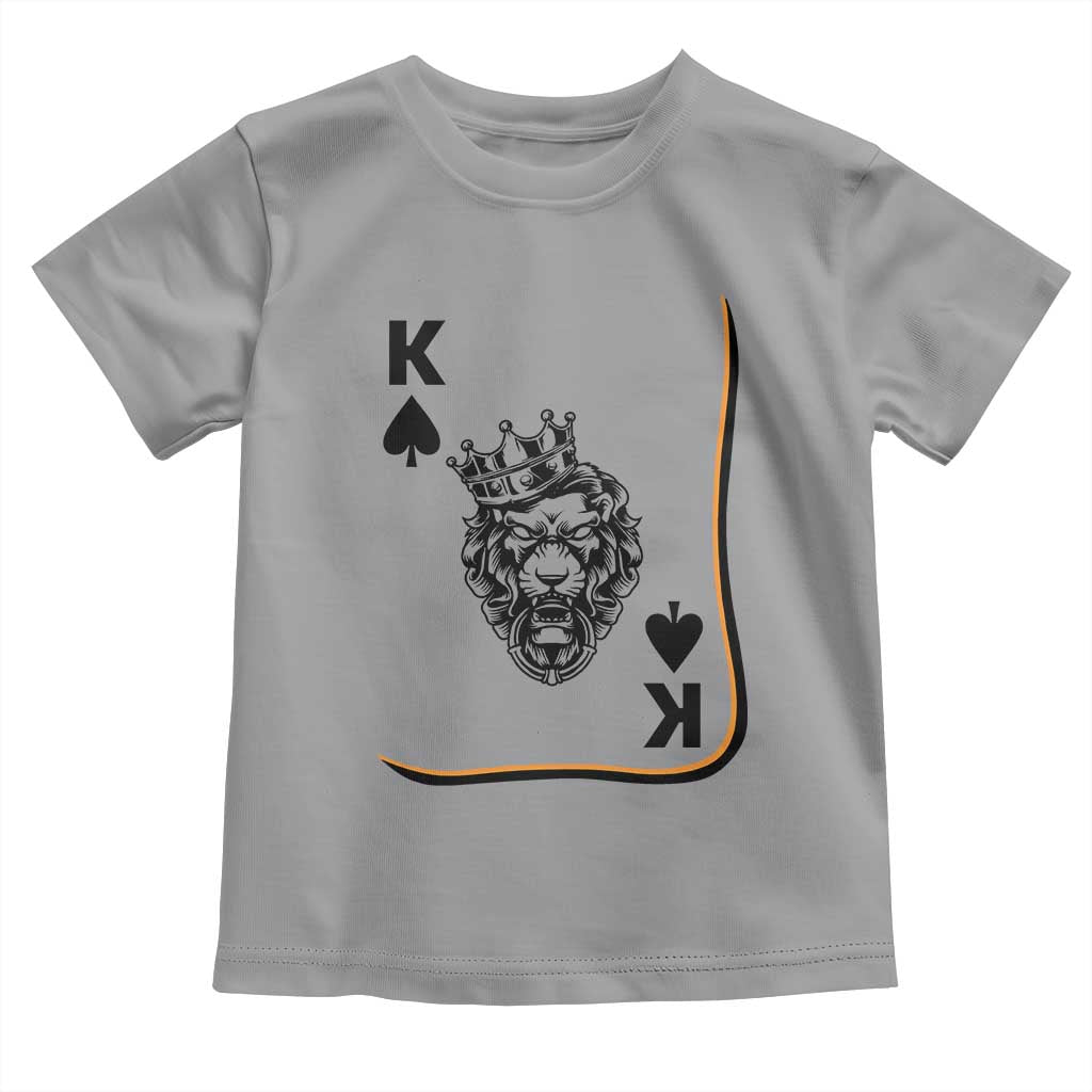 Black King Lion Toddler T Shirt African American Black History Month Gift TS12 Sport Gray Print Your Wear