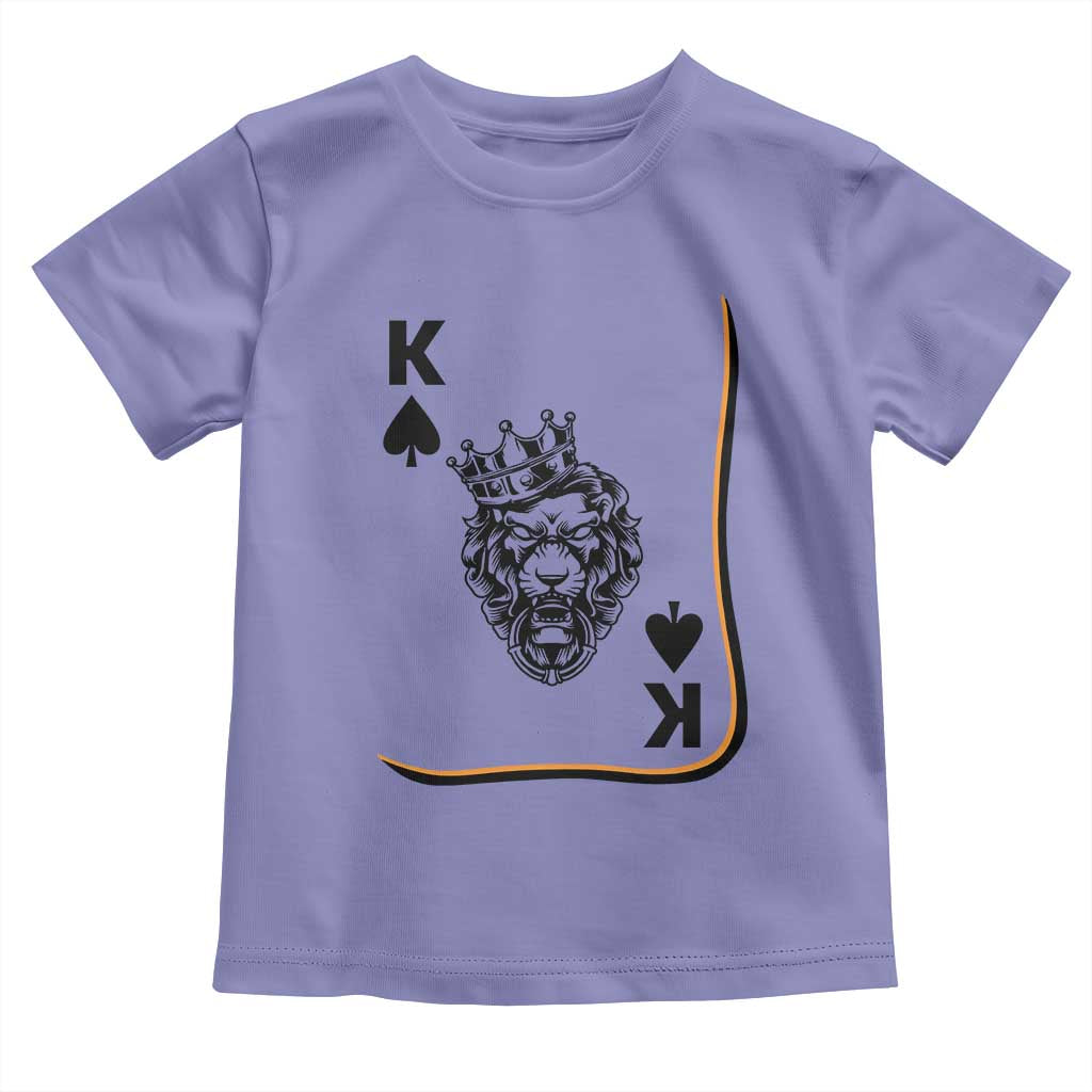 Black King Lion Toddler T Shirt African American Black History Month Gift TS12 Violet Print Your Wear