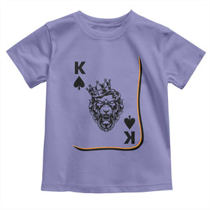 Black King Lion Toddler T Shirt African American Black History Month Gift TS12 Violet Print Your Wear