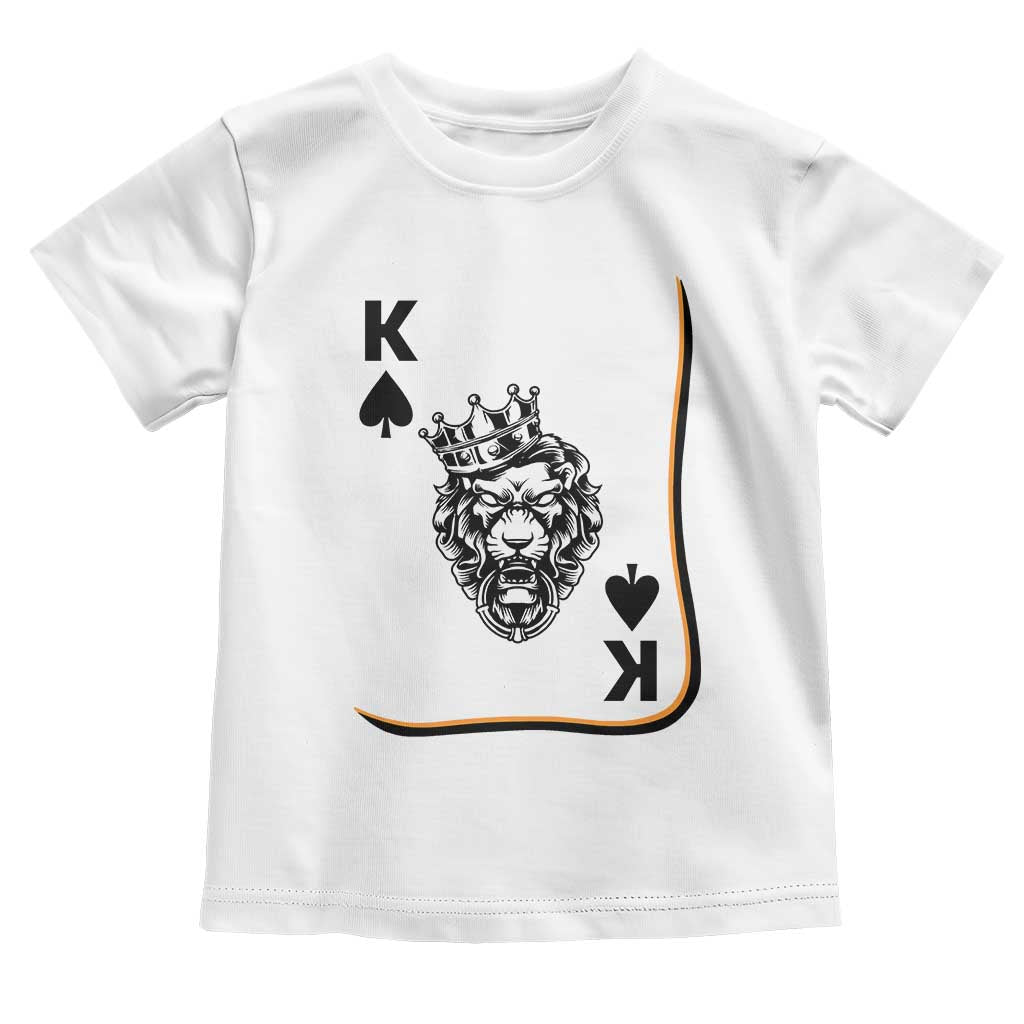Black King Lion Toddler T Shirt African American Black History Month Gift TS12 White Print Your Wear