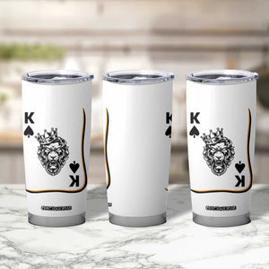 Black King Lion Tumbler Cup African American Black History Month Gift TS12 Print Your Wear