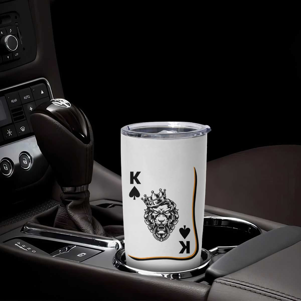Black King Lion Tumbler Cup African American Black History Month Gift TS12 Print Your Wear