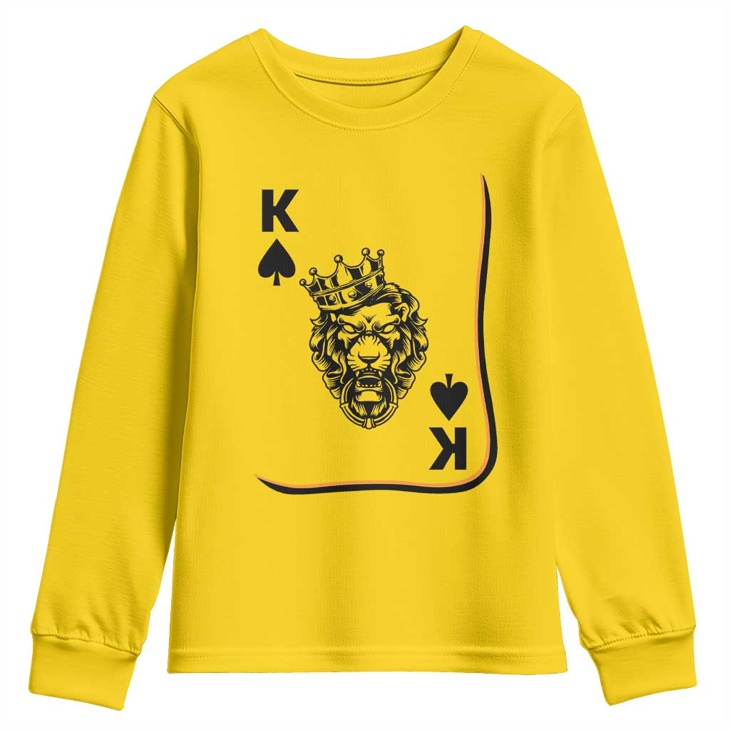 Black King Lion Youth Sweatshirt African American Black History Month Gift TS12 Daisy Print Your Wear