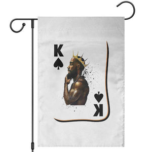 King Of Spades Black Man Garden Flag African American Men Pride TS12 White Print Your Wear
