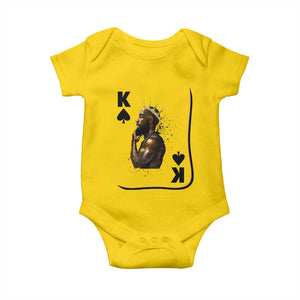 King Of Spades Black Man Baby Onesie African American Men Pride TS12 Daisy Print Your Wear