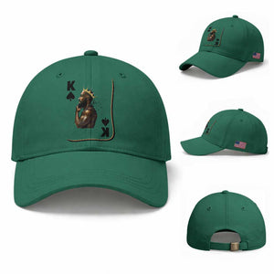 King Of Spades Black Man Baseball Cap African American Men Pride TS12 Baseball Cap Universal Fit Irish Green Print Your Wear