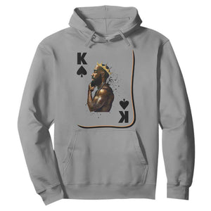 King Of Spades Black Man Hoodie African American Men Pride TS12 Sport Gray Print Your Wear