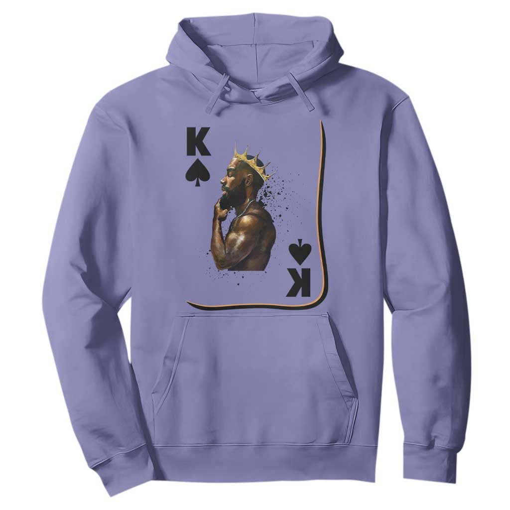 King Of Spades Black Man Hoodie African American Men Pride TS12 Violet Print Your Wear