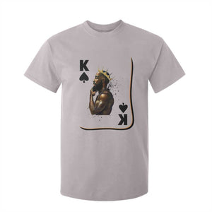 King Of Spades Black Man T Shirt For Kid African American Men Pride TS12 Ice Gray Print Your Wear