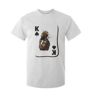 King Of Spades Black Man T Shirt For Kid African American Men Pride TS12 White Print Your Wear