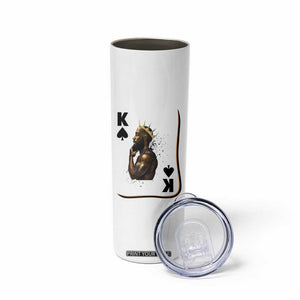King Of Spades Black Man Skinny Tumbler African American Men Pride TS12 Print Your Wear