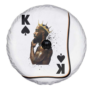 King Of Spades Black Man Spare Tire Cover African American Men Pride TS12 Print Your Wear
