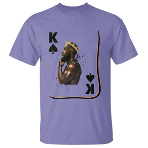 King Of Spades Black Man T Shirt African American Men Pride TS12 Violet Print Your Wear